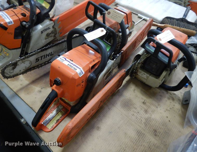 (3) Stihl chainsaws in Lincoln, NE Item ER9788 sold Purple Wave
