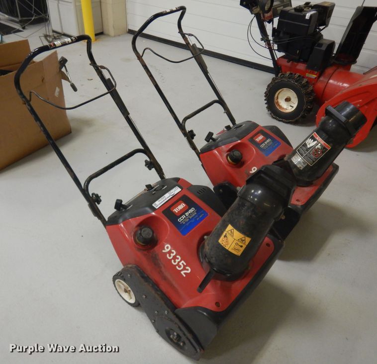image for item ER9793 (2) Toro CCR2450 snow blowers