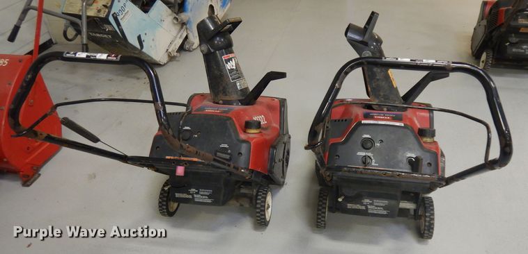 image for item ER9793 (2) Toro CCR2450 snow blowers