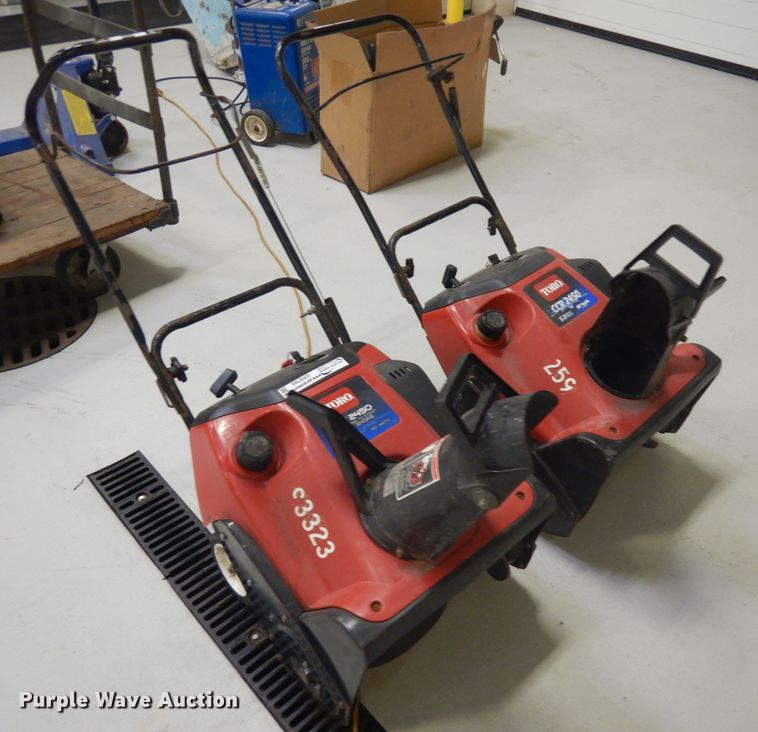 image for item ER9794 (2) Toro CCR2450 snow blowers