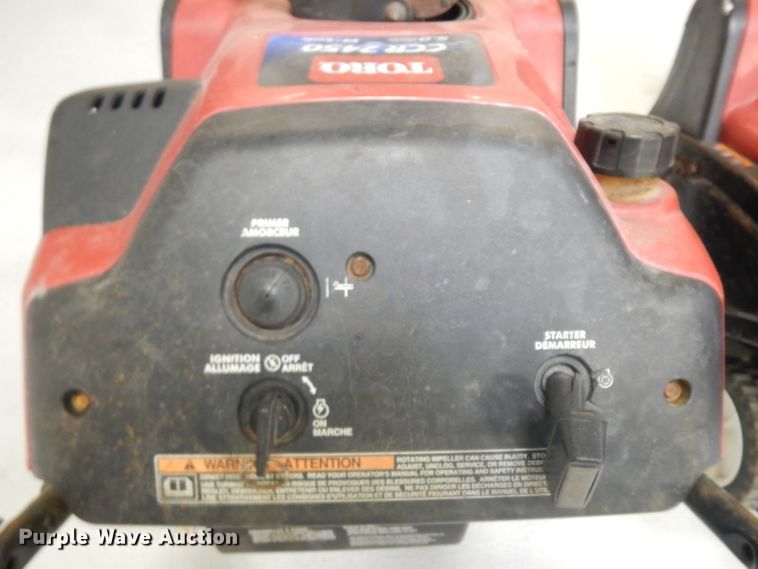 image for item ER9794 (2) Toro CCR2450 snow blowers