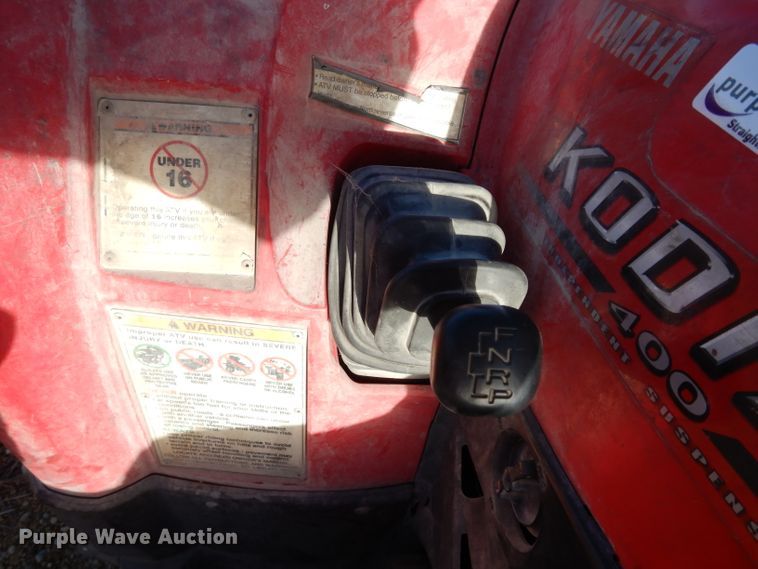 image for item FD9734 2005 Yamaha Kodiak 400 ATV