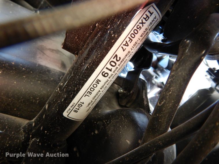 image for item FD9737 2019 Honda Rubicon TRX500FA7 ATV