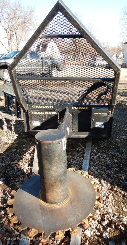 image for item FD9743 2014 Ground Force planetary skid steer tree saw