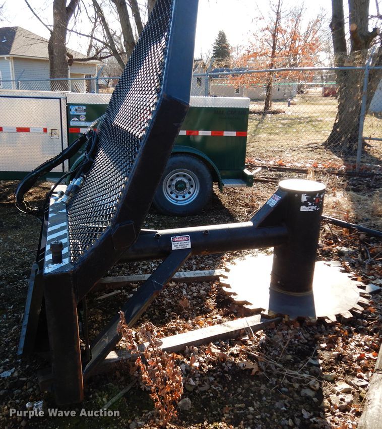 image for item FD9743 2014 Ground Force planetary skid steer tree saw