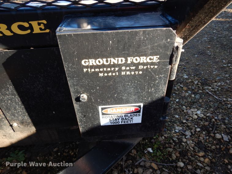 image for item FD9743 2014 Ground Force planetary skid steer tree saw