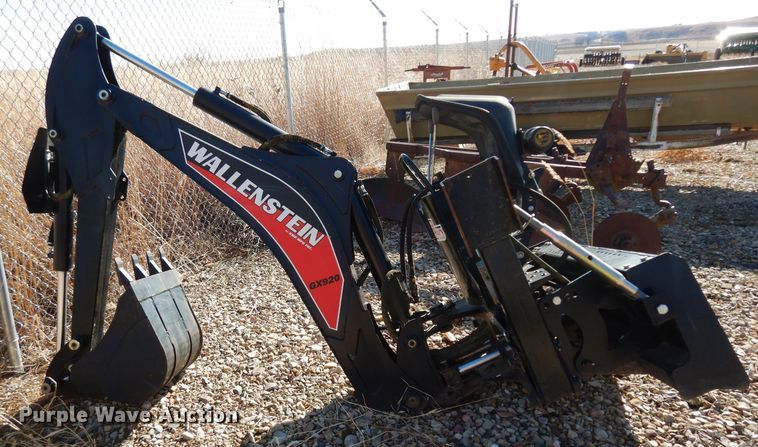 image for item FY9254 Wallenstein GX920 skid steer backhoe attachment