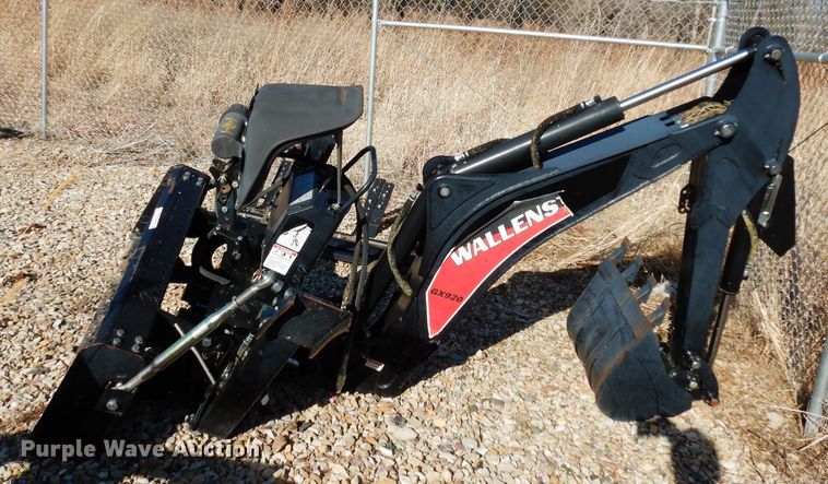 image for item FY9254 Wallenstein GX920 skid steer backhoe attachment