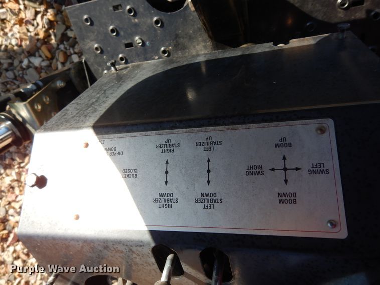 image for item FY9254 Wallenstein GX920 skid steer backhoe attachment