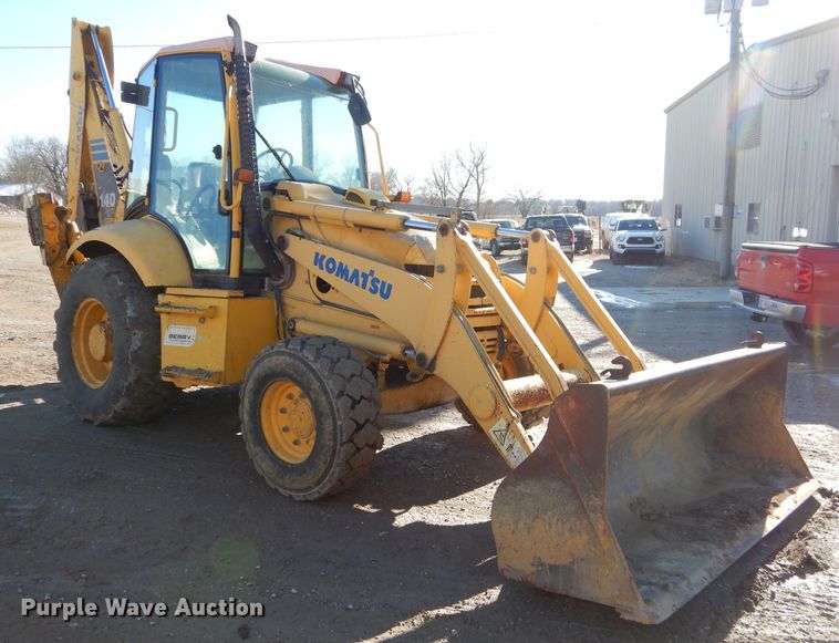 image for item GB9579 2003 Komatsu WB140-2 backhoe