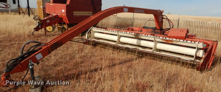 image for item DE1323 Hesston 1014 Hydro Swing windrower