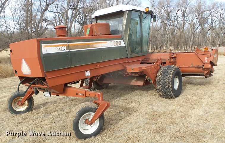 image for item DH4759 1989 Hesston 8400 windrower