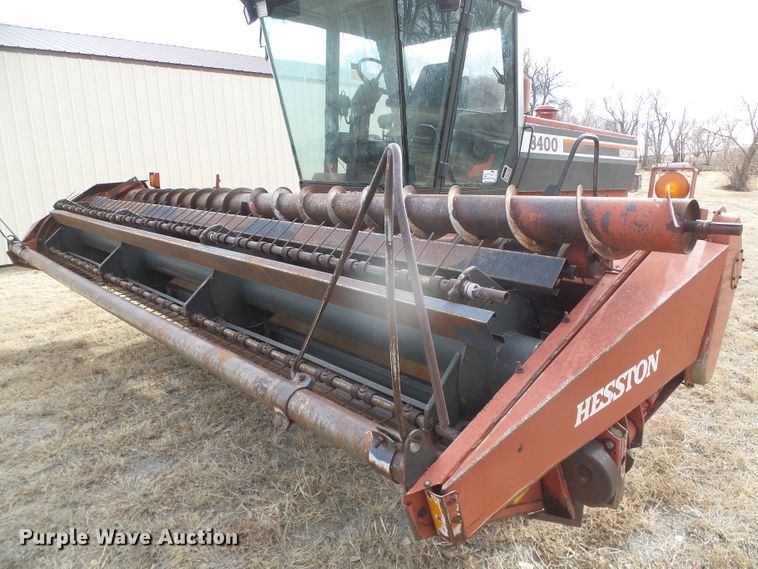 image for item DH4759 1989 Hesston 8400 windrower