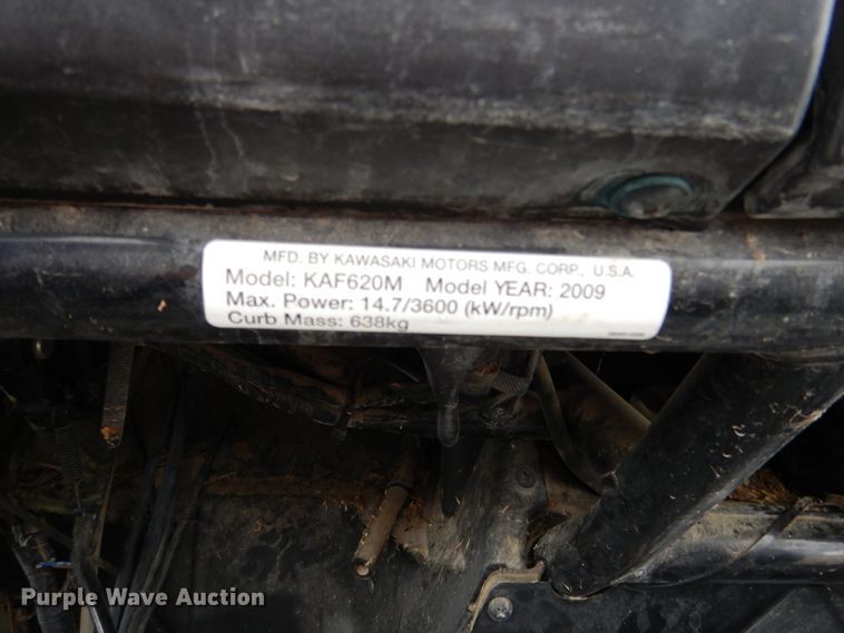 image for item EK9142 2009 Kawasaki Mule 4010 KAF620M utility vehicle