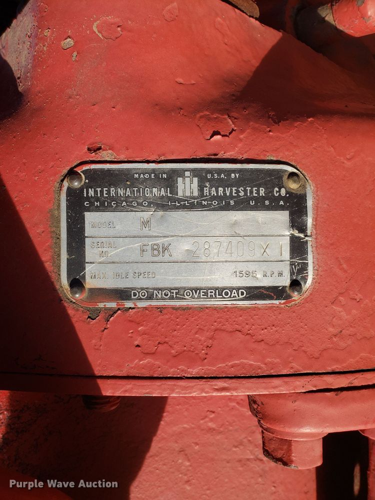 image for item EL9754 McCormick Farmall M tractor