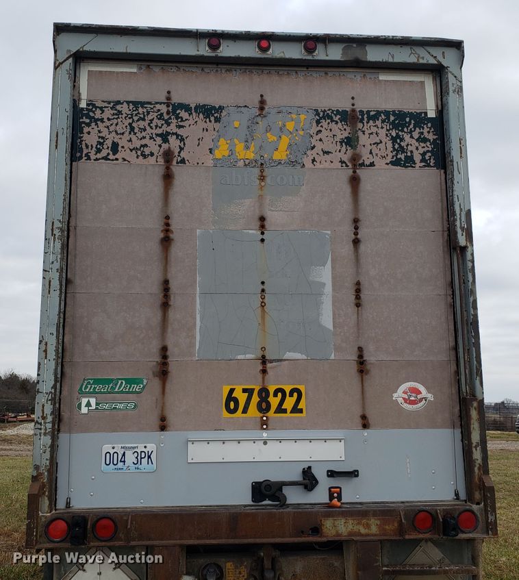 image for item GA9372 2001 Great Dane sprayer support trailer