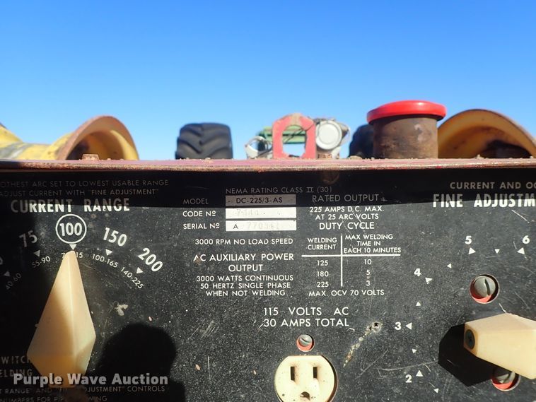 image for item GF9610 Lincoln 225 arc welder