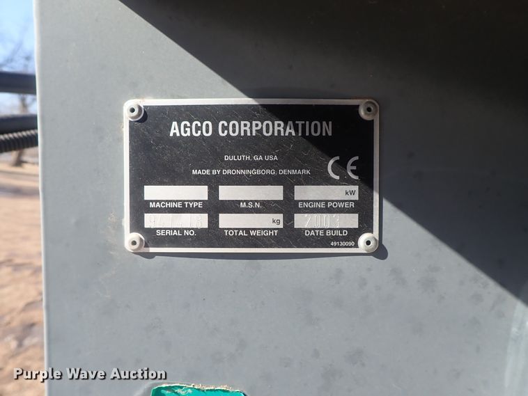 image for item GF9617 2003 AGCO flex head