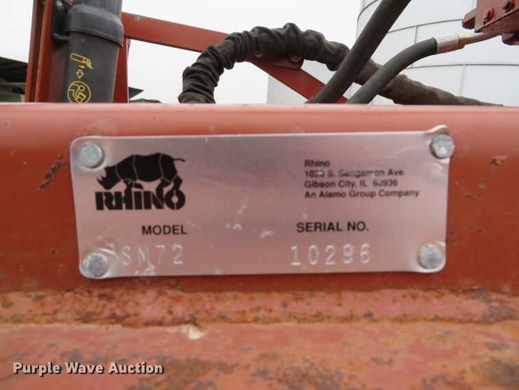 image for item GI9042 Rhino SM72 skid steer rotary mower