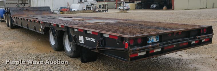 image for item DB10131 1989 Trail King HT Series 20 drop deck equipment trailer
