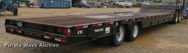 image for item DB10131 1989 Trail King HT Series 20 drop deck equipment trailer