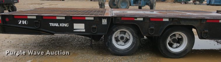 image for item DB10131 1989 Trail King HT Series 20 drop deck equipment trailer