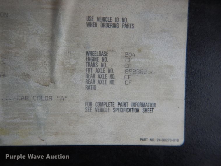 image for item DG5860 1990 Freightliner COE semi truck