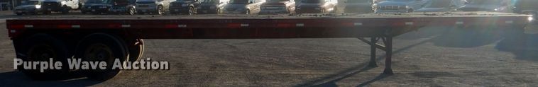 image for item DH6251 1967 Clark PTC-540 flatbed trailer