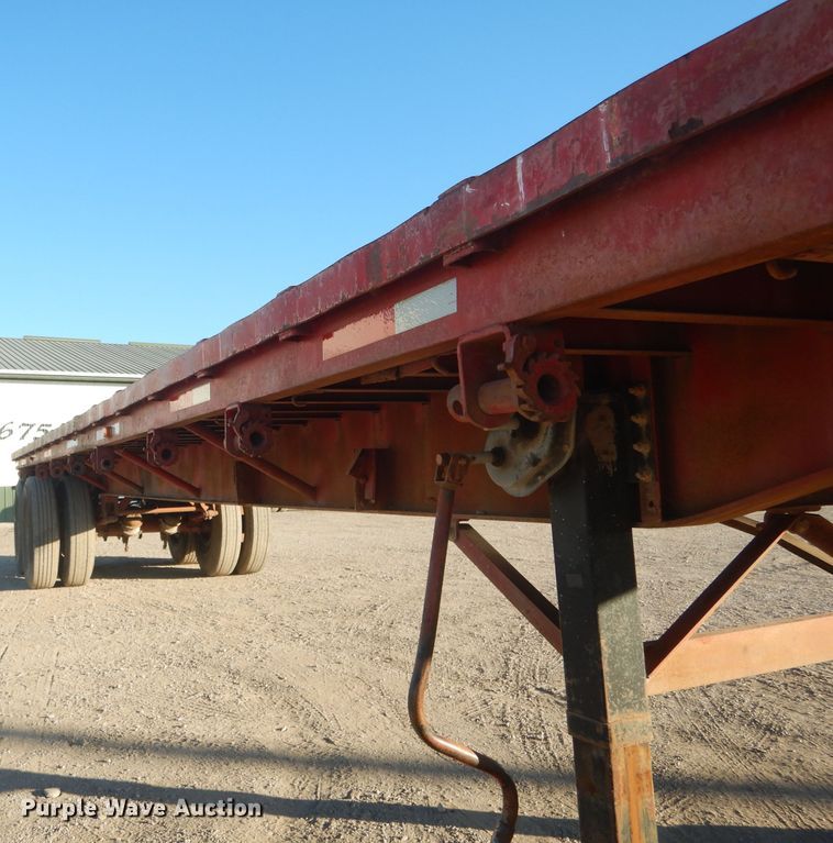 image for item DH6251 1967 Clark PTC-540 flatbed trailer