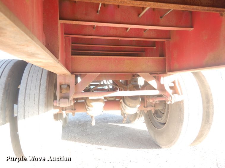 image for item DH6251 1967 Clark PTC-540 flatbed trailer