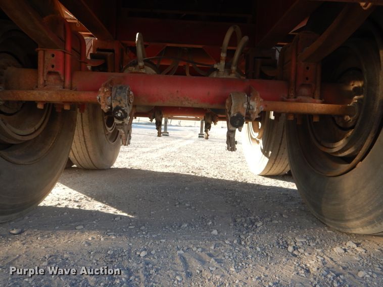 image for item DH6251 1967 Clark PTC-540 flatbed trailer