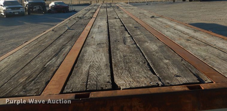 image for item DH6251 1967 Clark PTC-540 flatbed trailer