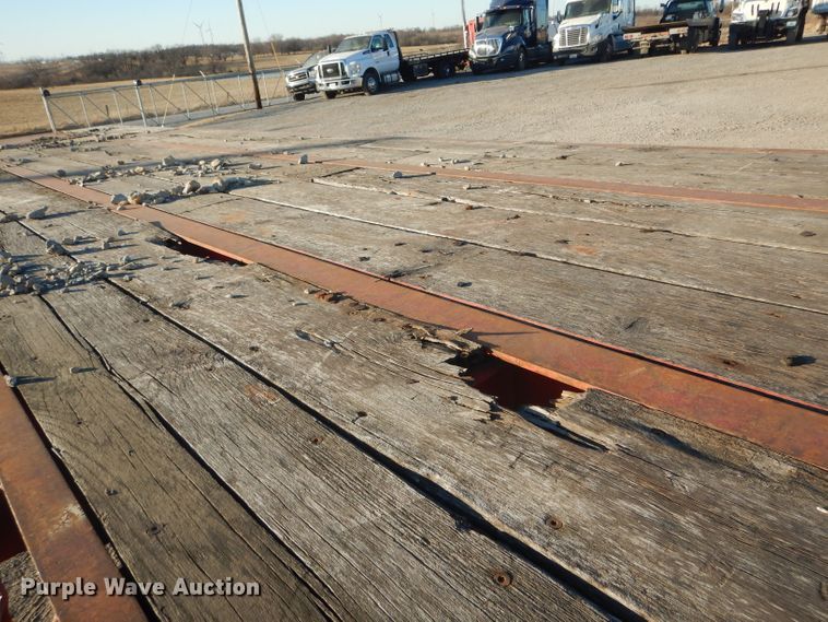 image for item DH6251 1967 Clark PTC-540 flatbed trailer