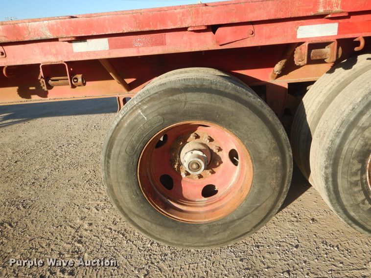 image for item DH6251 1967 Clark PTC-540 flatbed trailer