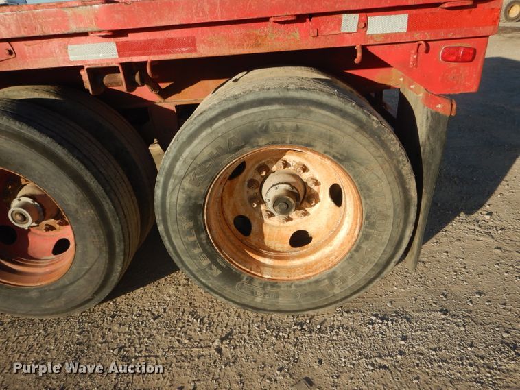 image for item DH6251 1967 Clark PTC-540 flatbed trailer