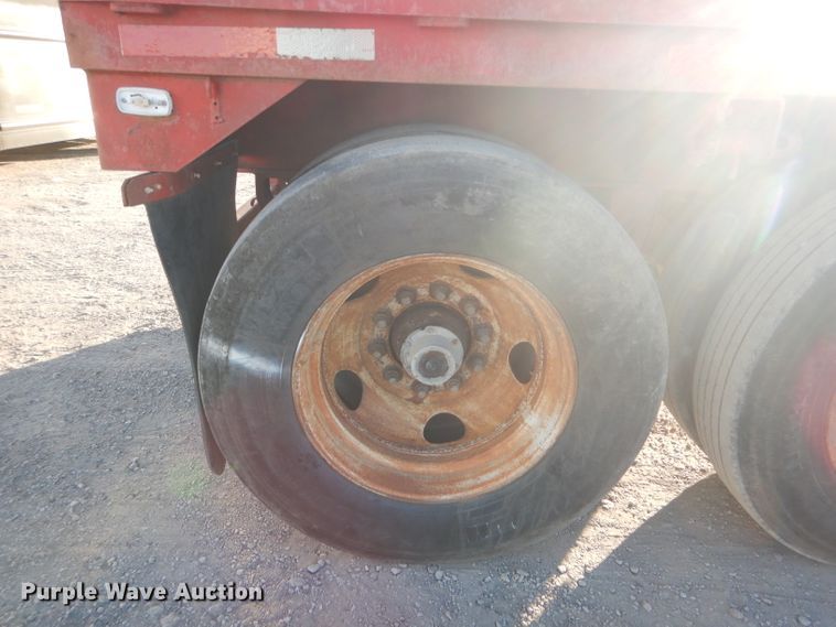 image for item DH6251 1967 Clark PTC-540 flatbed trailer