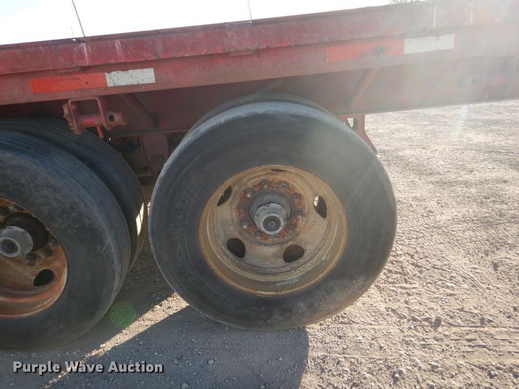 image for item DH6251 1967 Clark PTC-540 flatbed trailer