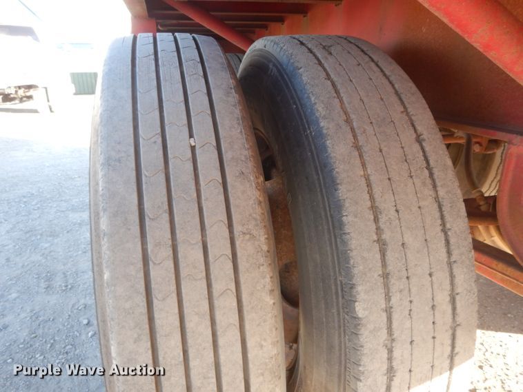 image for item DH6251 1967 Clark PTC-540 flatbed trailer