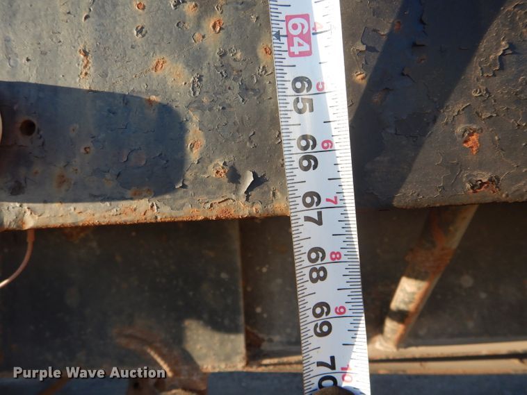 image for item DH6254 1986 Gooseneck 86-40X8-0 scrap trailer