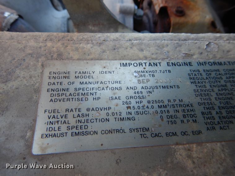 image for item DH6970 2007 Hino 308 truck cab and chassis