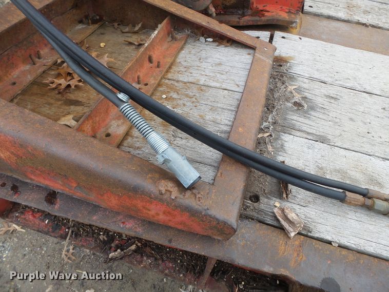 image for item DH7828 1982 Talbert lowboy equipment trailer