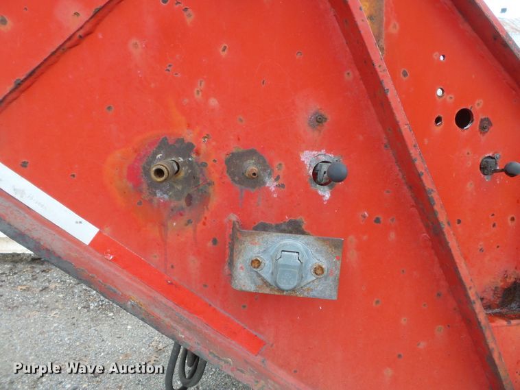 image for item DH7828 1982 Talbert lowboy equipment trailer