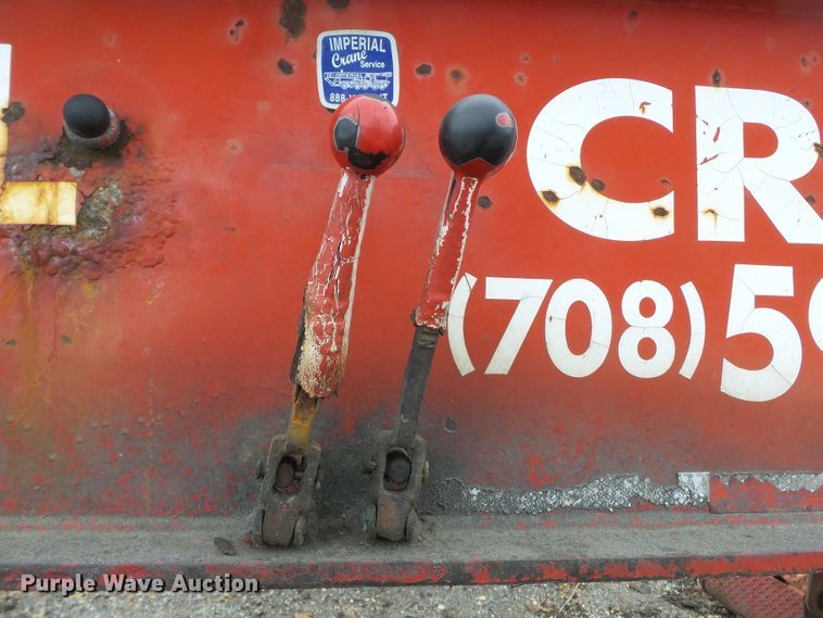 image for item DH7828 1982 Talbert lowboy equipment trailer