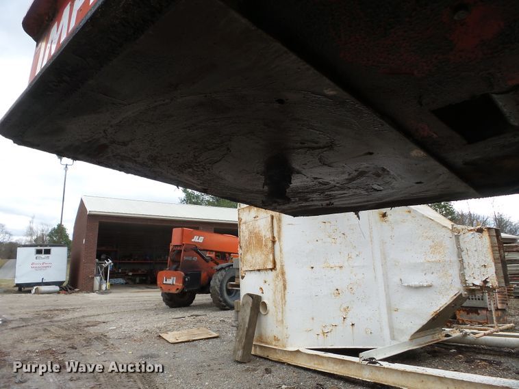 image for item DH7828 1982 Talbert lowboy equipment trailer