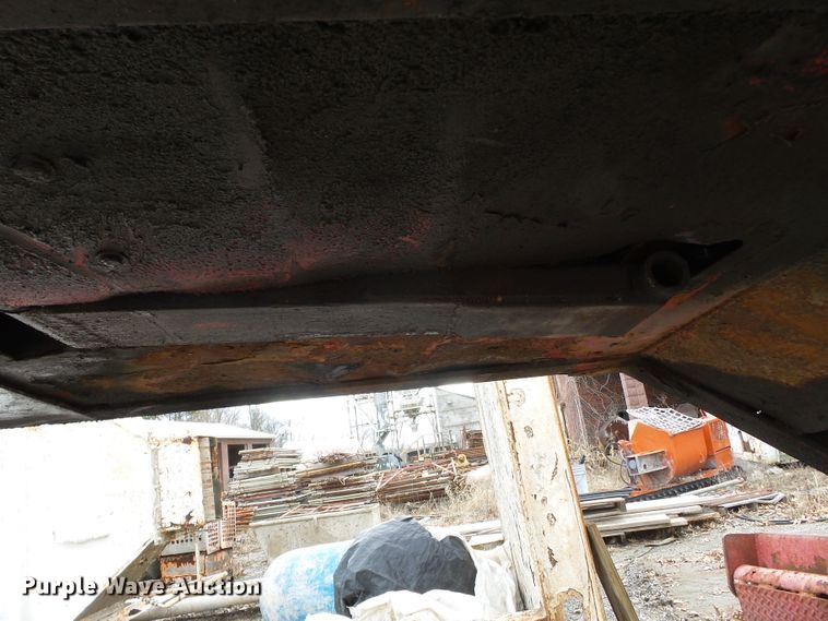 image for item DH7828 1982 Talbert lowboy equipment trailer