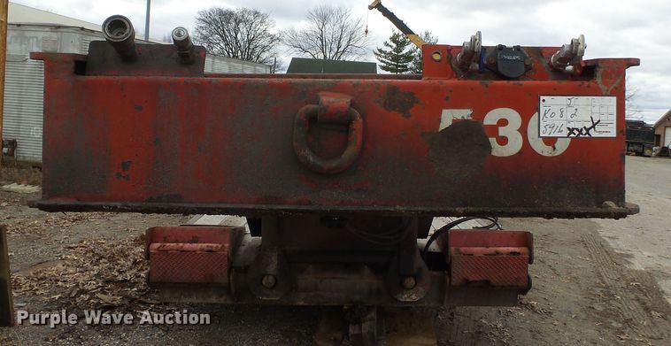 image for item DH7828 1982 Talbert lowboy equipment trailer