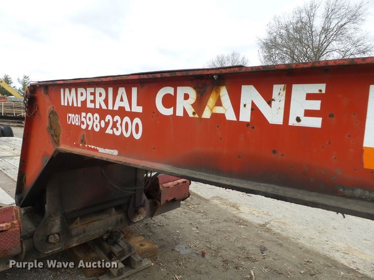 image for item DH7828 1982 Talbert lowboy equipment trailer