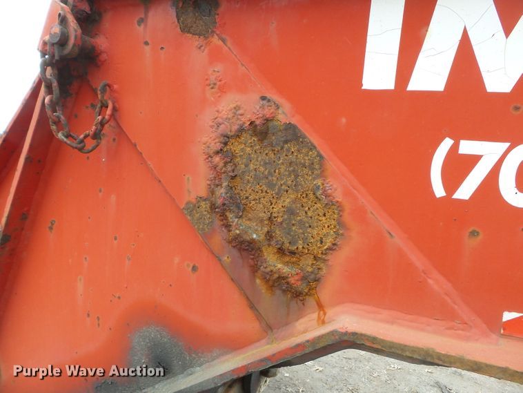 image for item DH7828 1982 Talbert lowboy equipment trailer