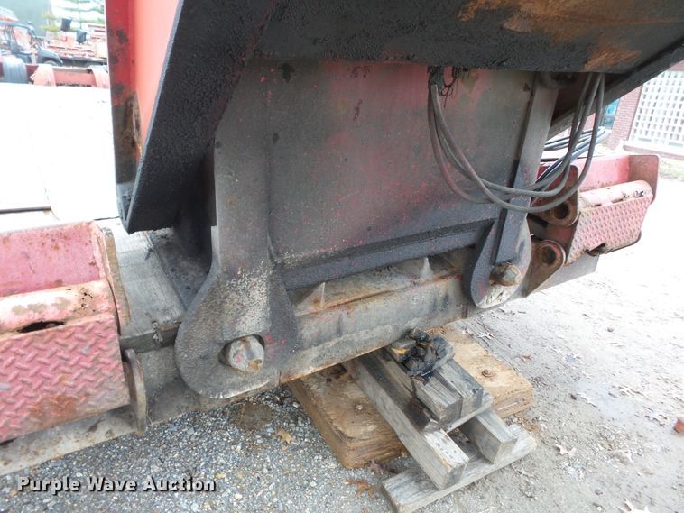 image for item DH7828 1982 Talbert lowboy equipment trailer