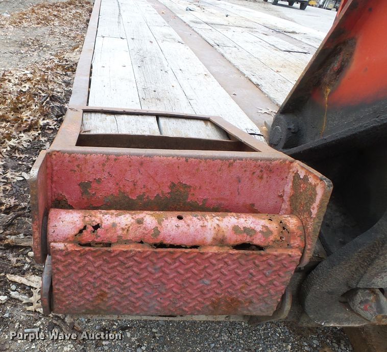 image for item DH7828 1982 Talbert lowboy equipment trailer